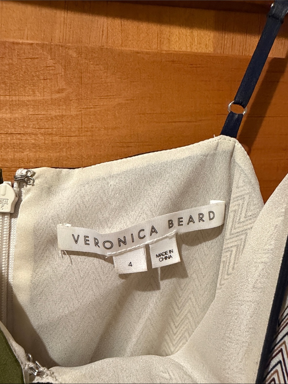 Veronica Beard Marga Silk Midi Dress - Picture 5 of 7